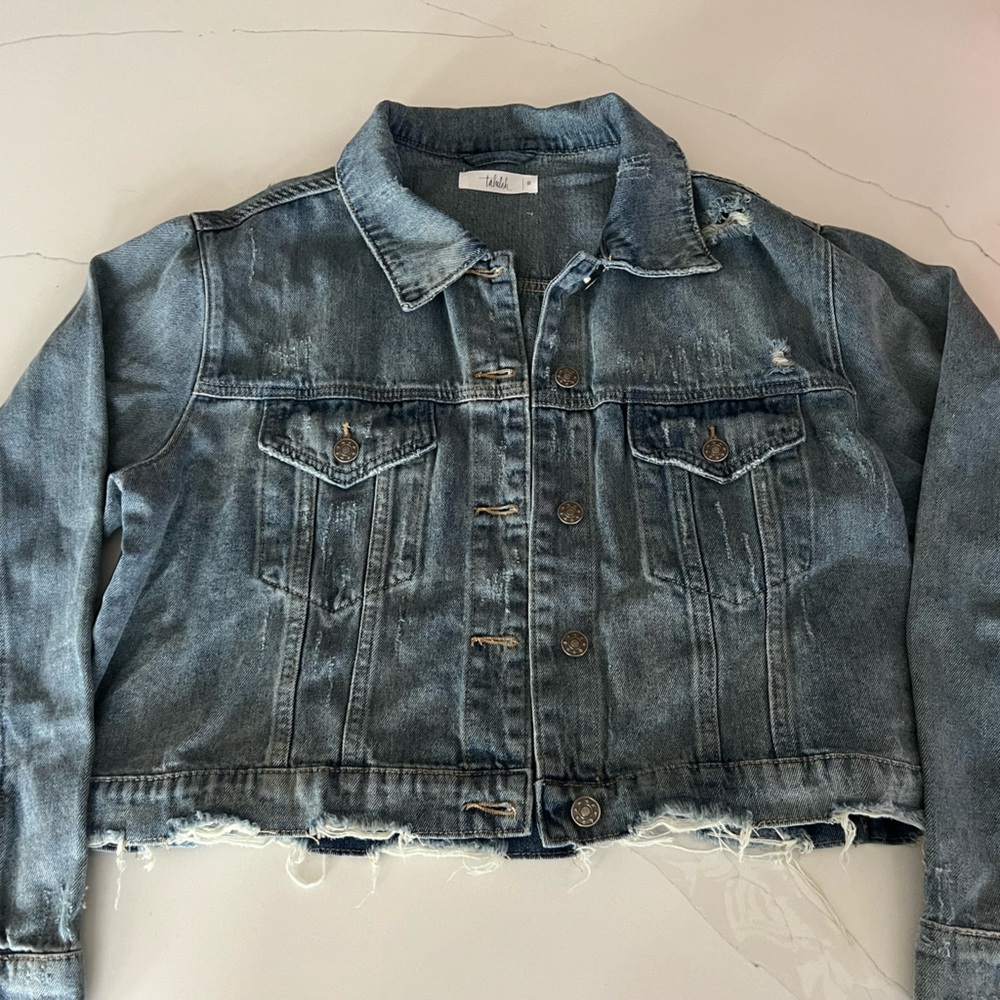 Shop Talulah Keeley denim jacket size small
